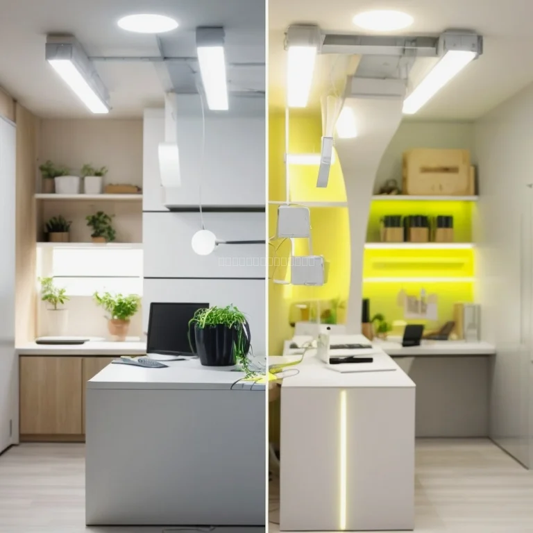 Instalação profissional de iluminação LED realizada pela equipe LedBoost
